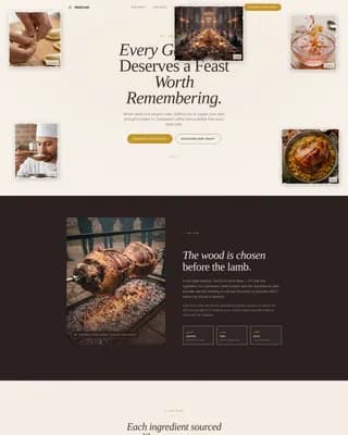 Walimah — Premium Saudi Catering Landing Page Template