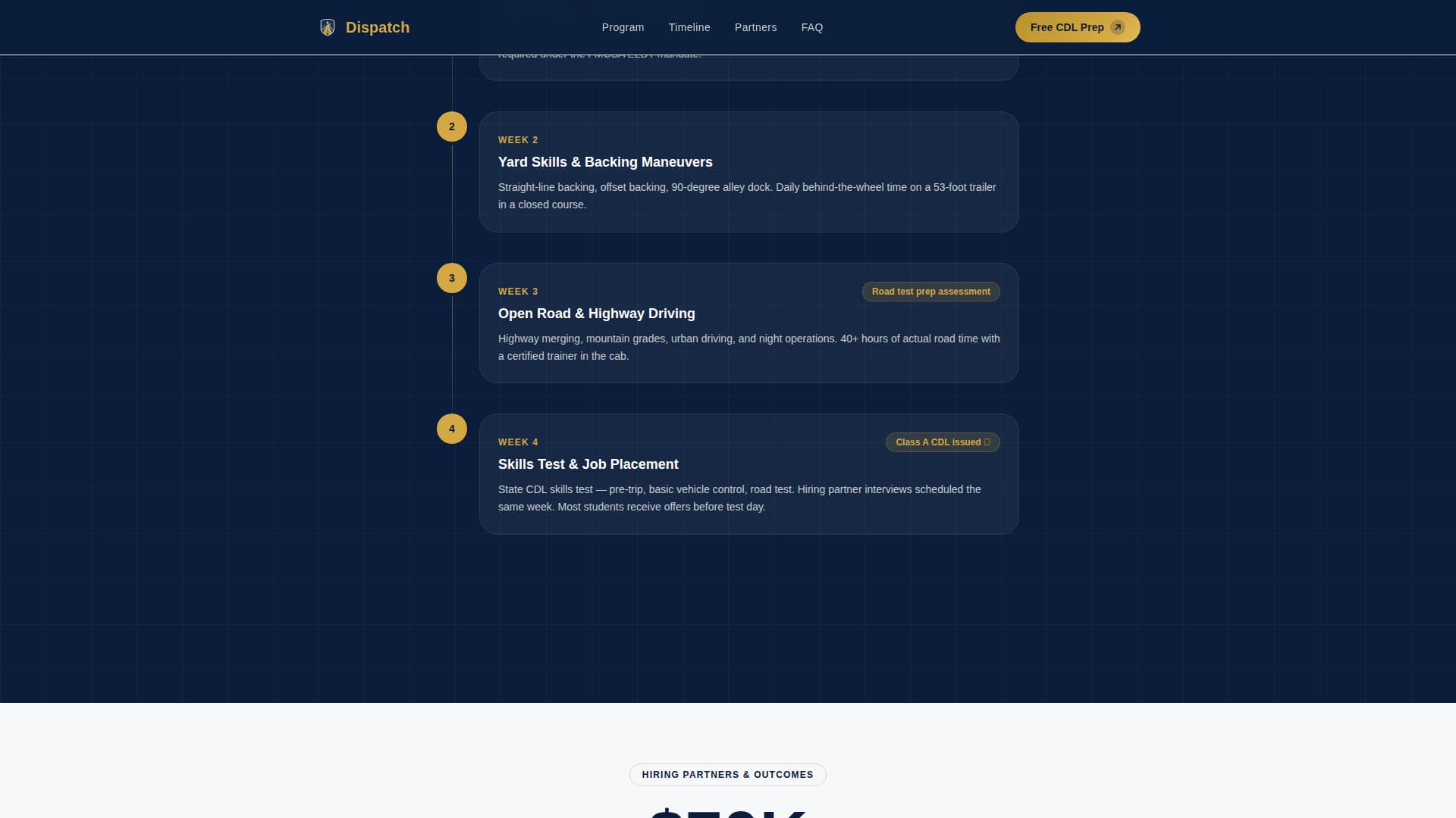 Route — Trusted Commercial Driver Landing Page Template