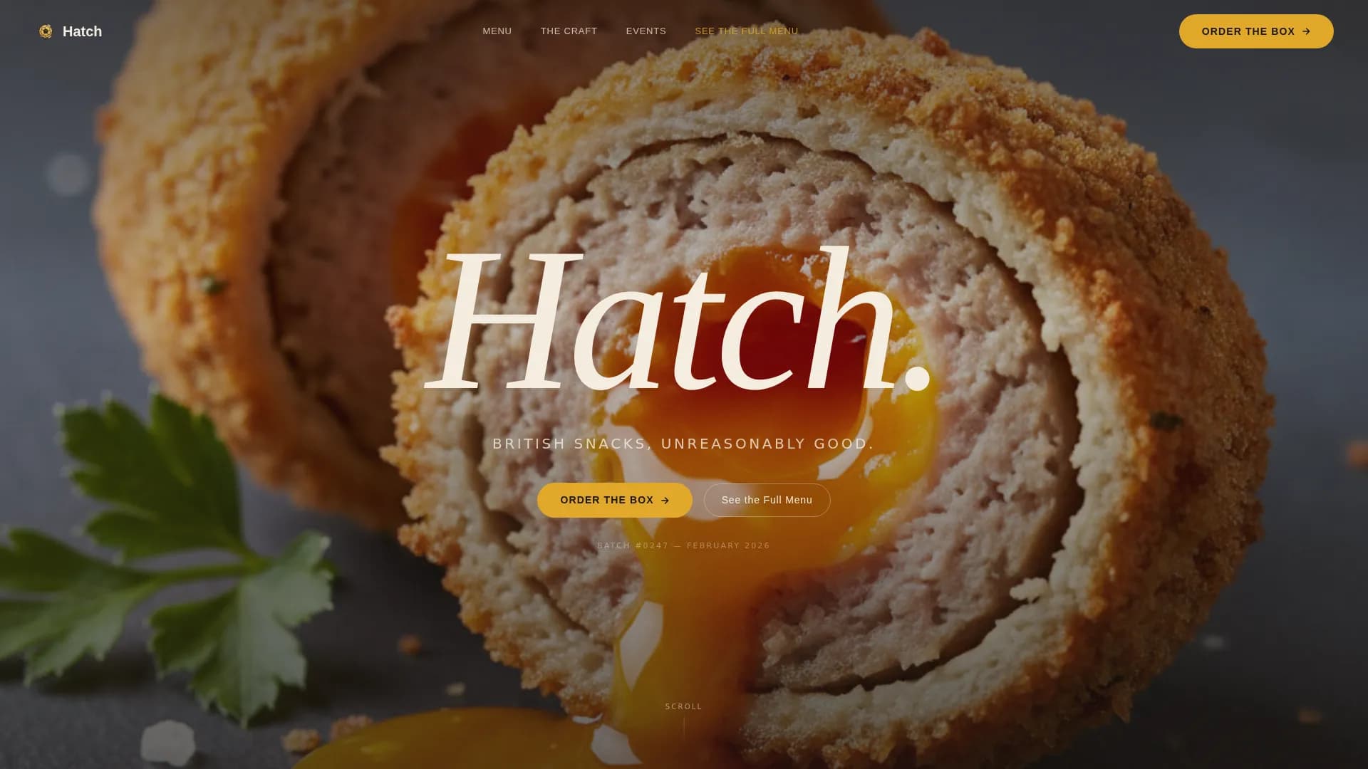 Regional & Specialty Restaurant Professional Website Template