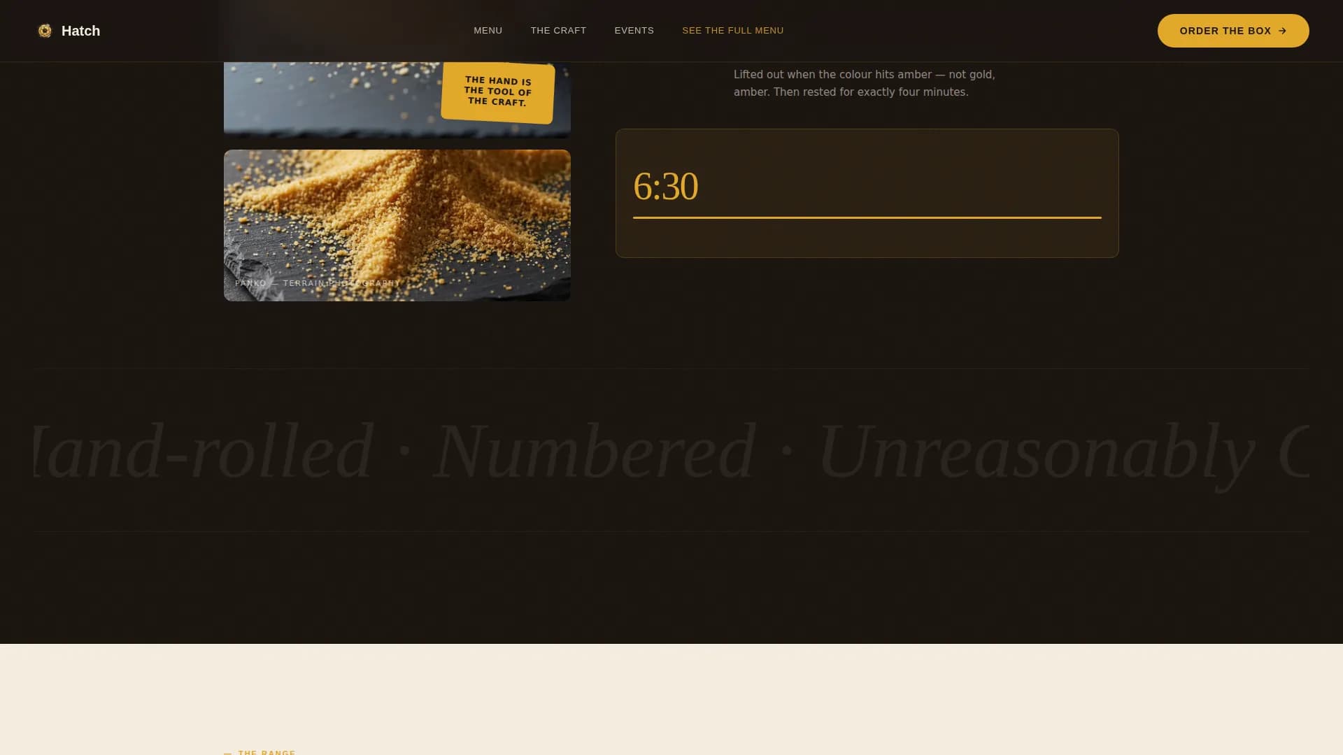 Regional & Specialty Restaurant Professional Website Template