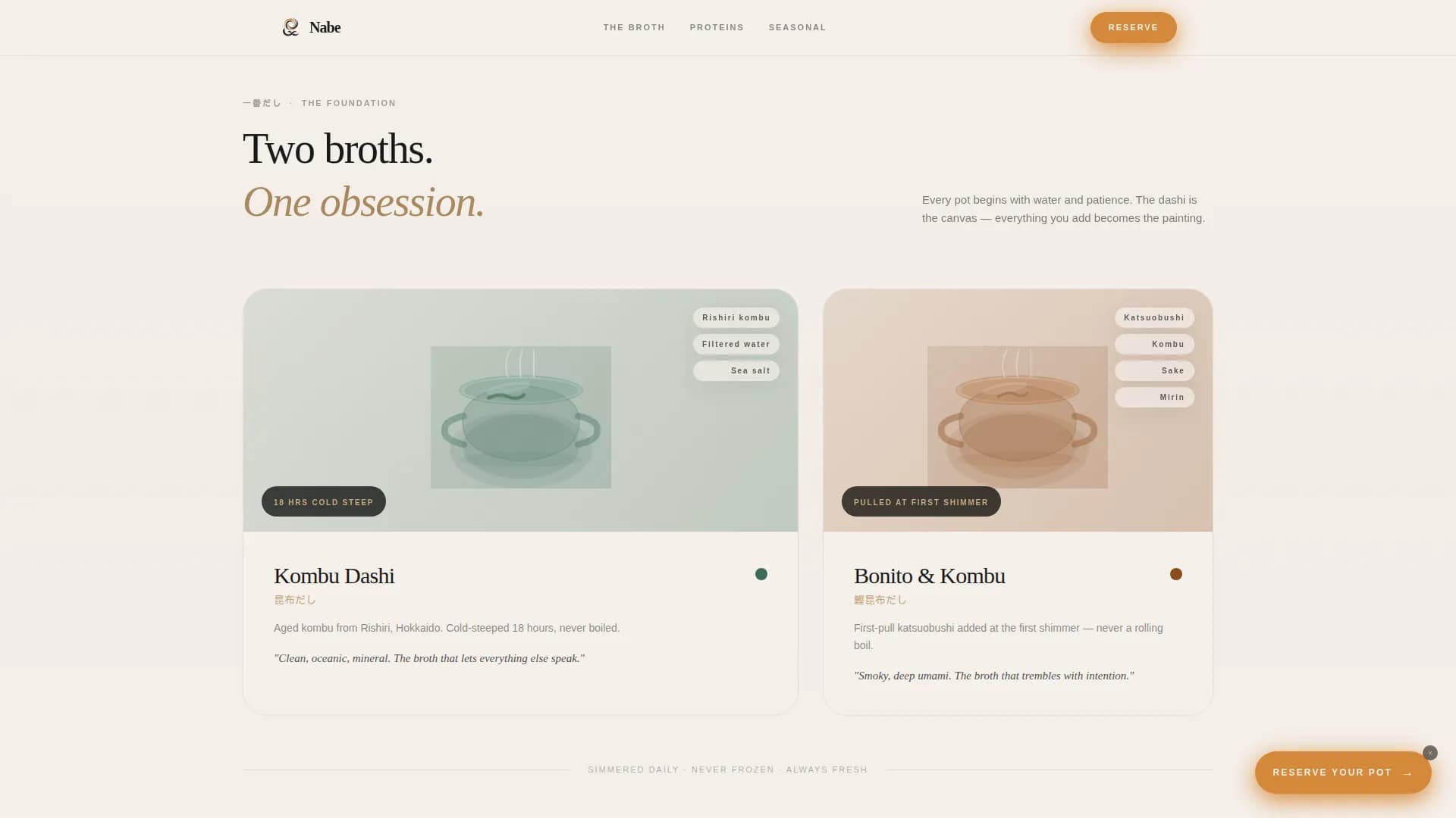 Regional & Specialty Restaurant Appointment Booking Website Template