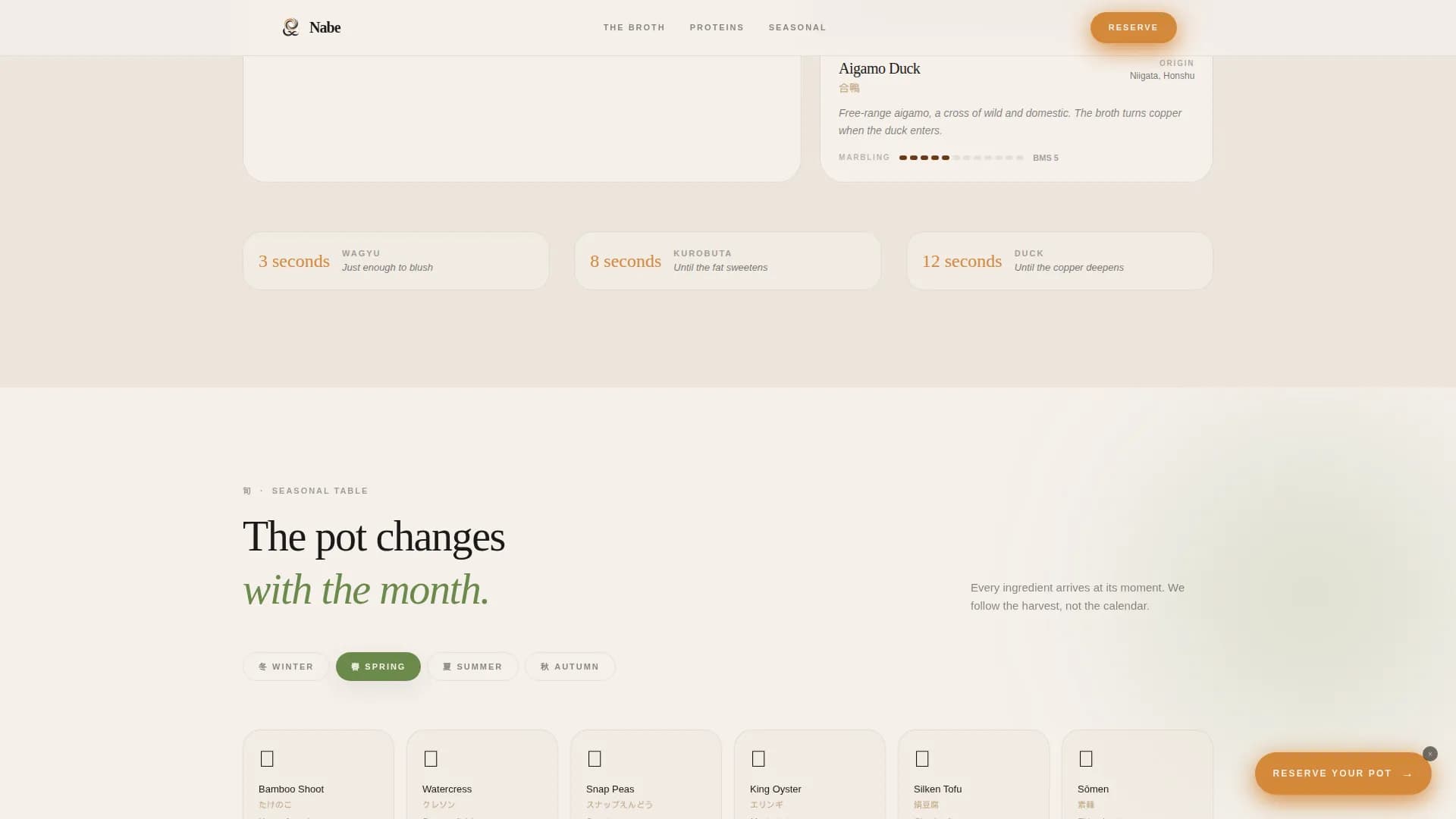 Regional & Specialty Restaurant Appointment Booking Website Template