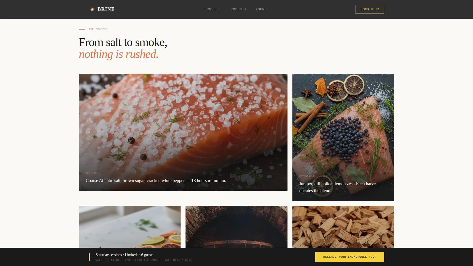 Premium Meat & Seafood Professional Website Template