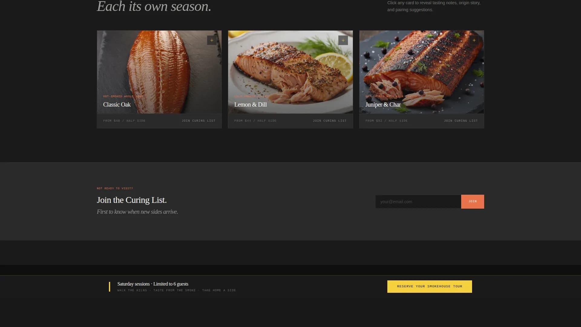 Premium Meat & Seafood Professional Website Template