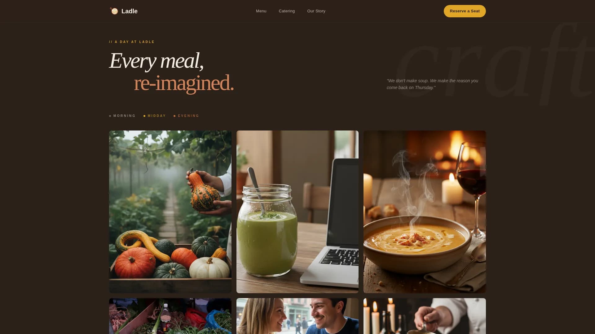 Regional & Specialty Restaurant Professional Website Template