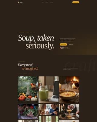 Regional & Specialty Restaurant Professional Website Template