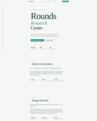 Internal Medicine Medicine Professional Website Template