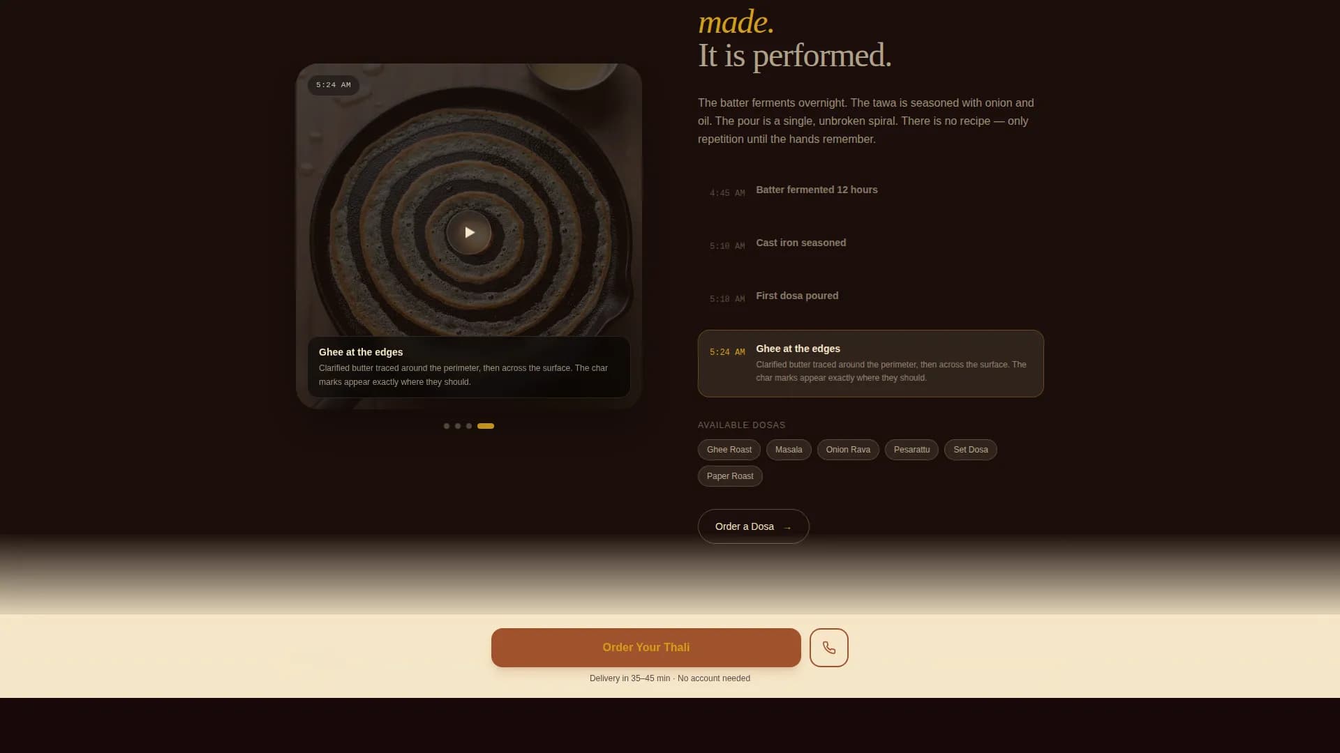Spice — Nurturing Indian Cuisine Landing Page Template