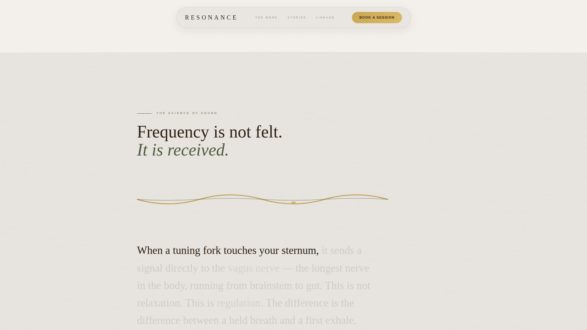 Wellness Modalities Booking Website Template