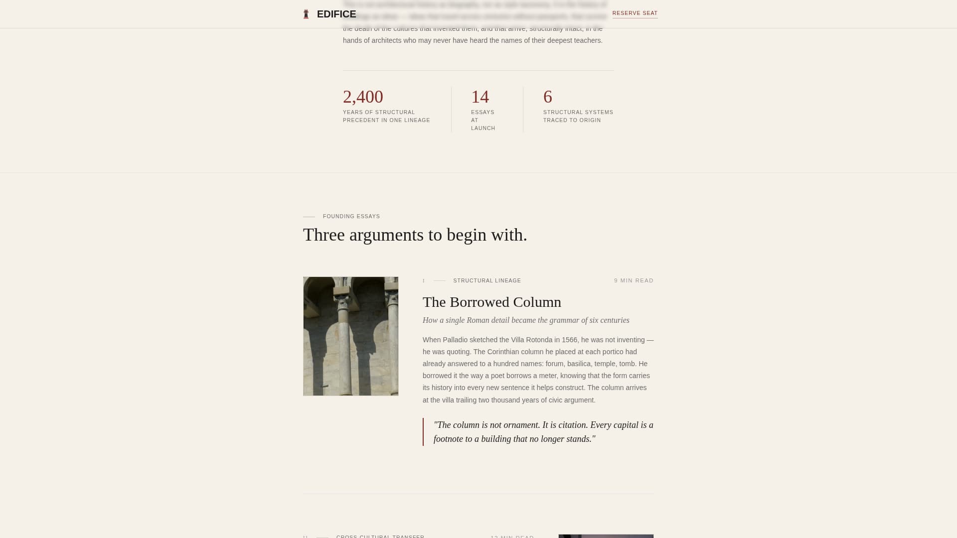 History & Culture Blog Pre-Launch Website Template