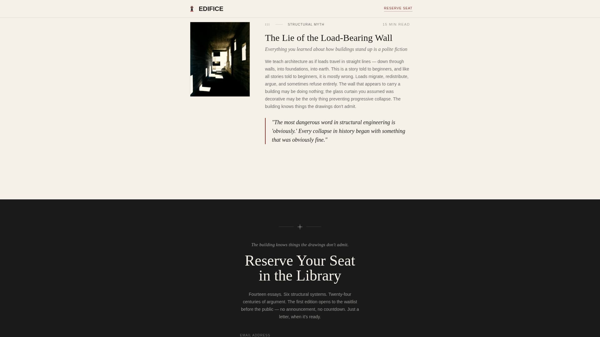 History & Culture Blog Pre-Launch Website Template