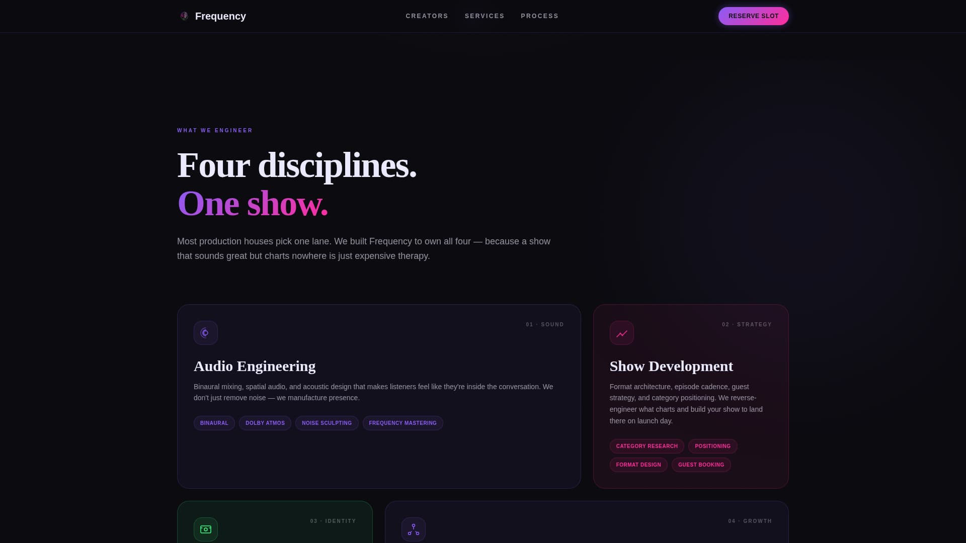 Content Creator Pre-Launch Website Template