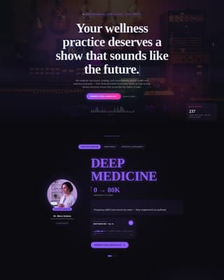 Content Creator Pre-Launch Website Template