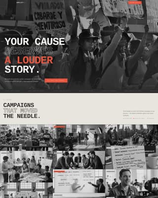 Amplify — Impactful Social Justice Landing Page Template