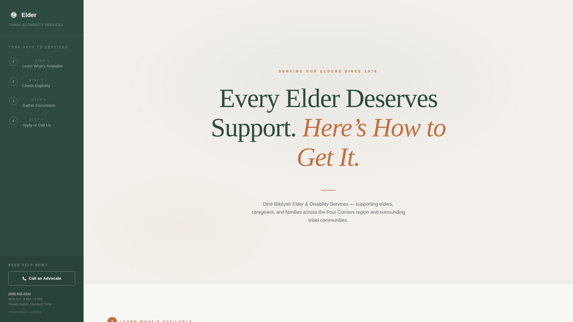 Senior & Disability Professional Website Template