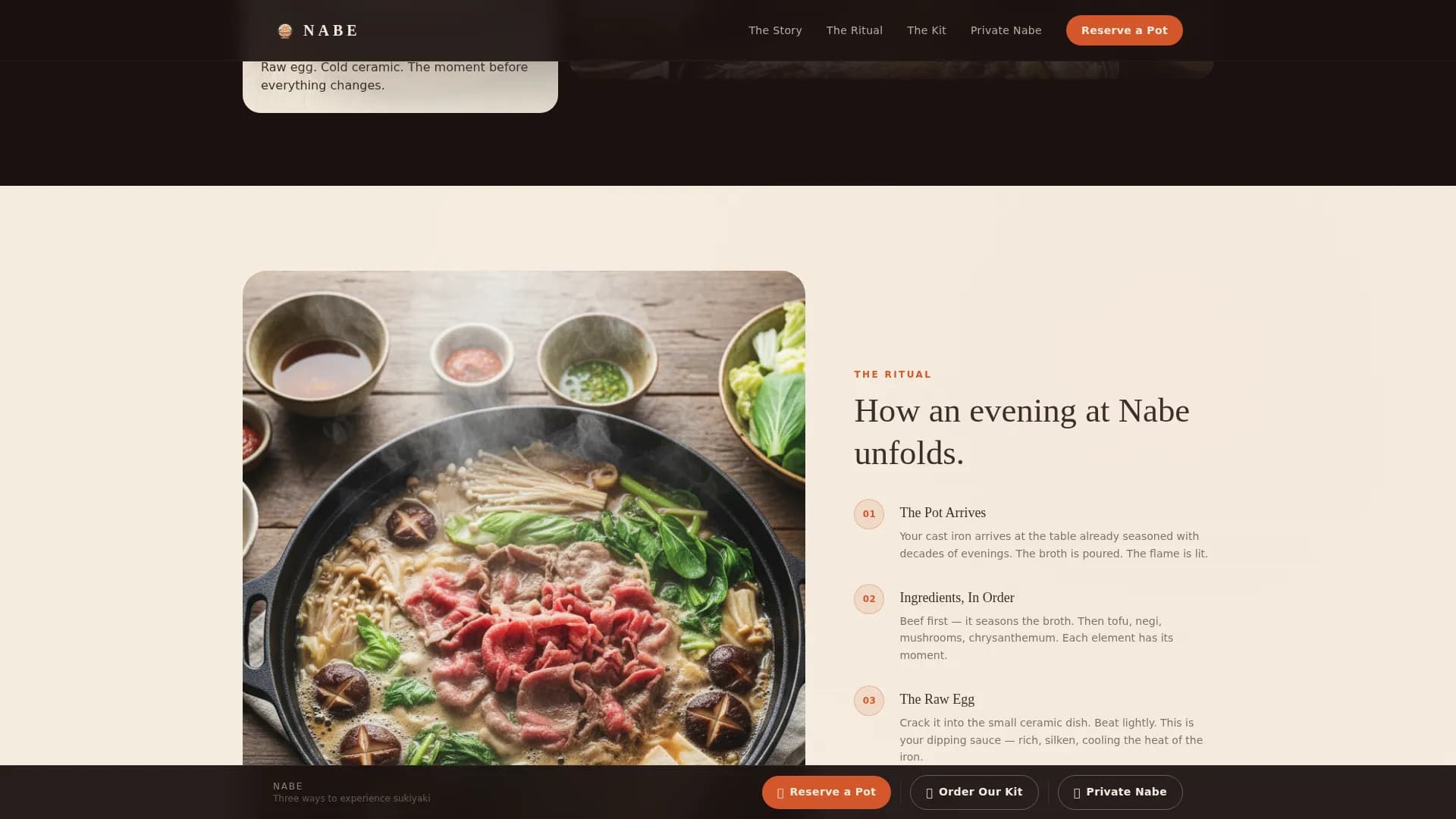 Regional & Specialty Restaurant Professional Website Template