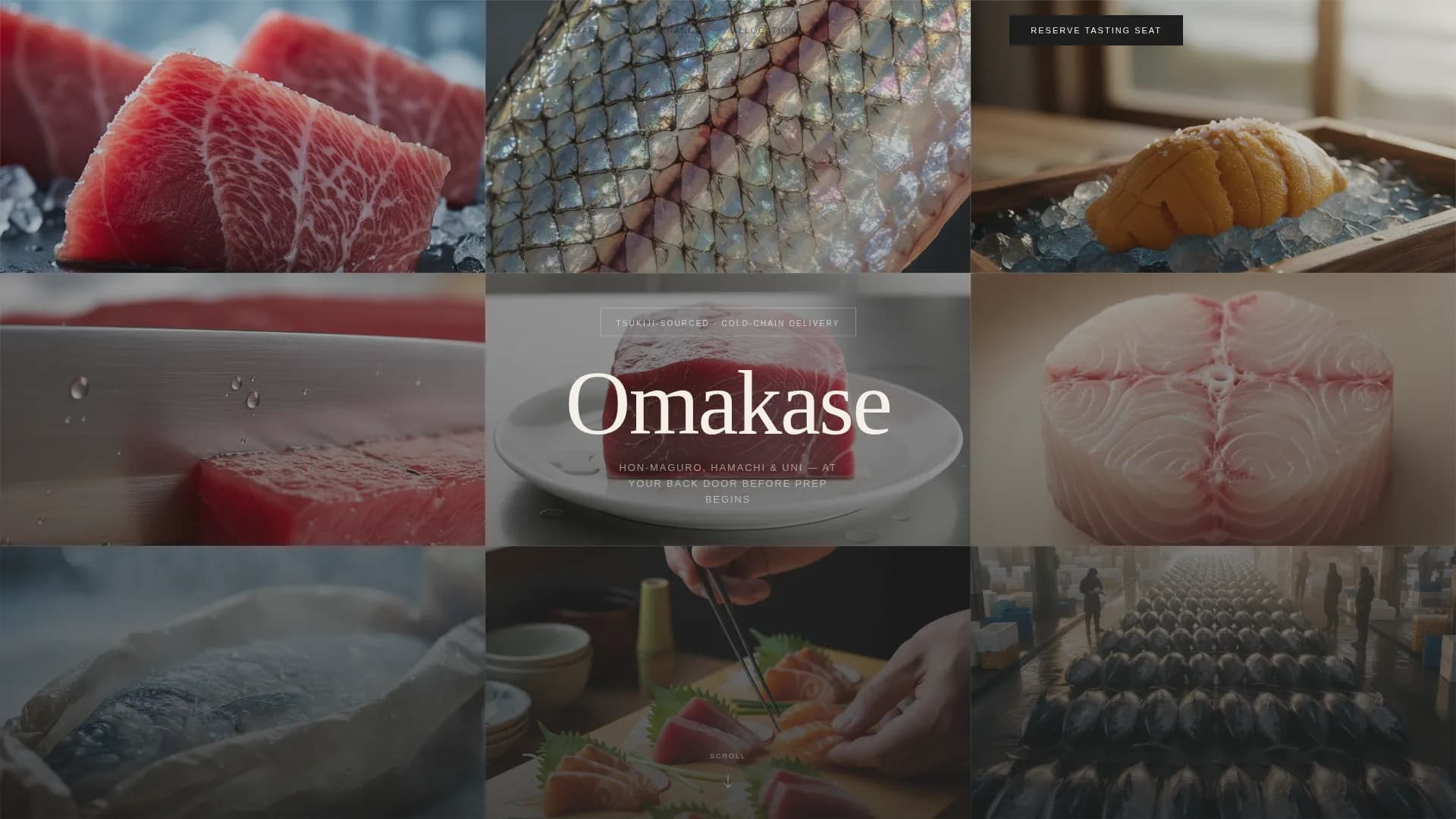 Certified Meat & Seafood Professional Website Template