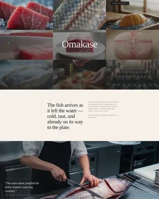 Certified Meat & Seafood Professional Website Template