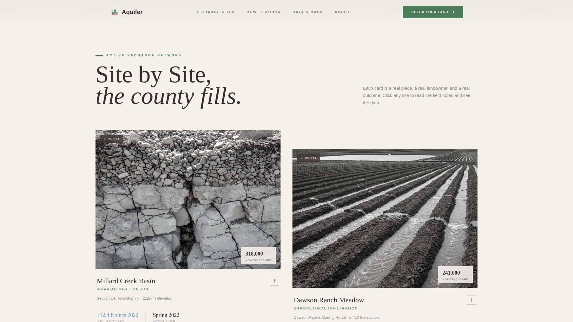 Soil & Water Conservation Professional Website Template