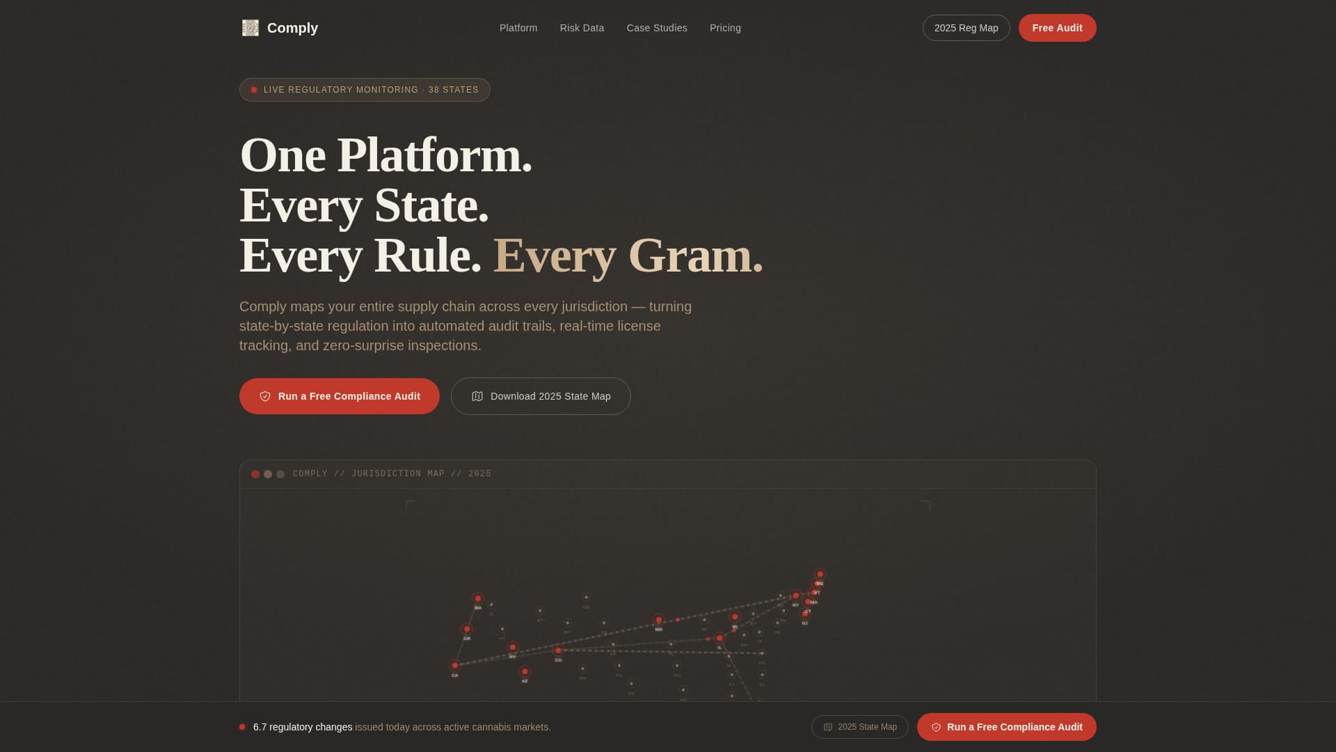 Cannabis Technology & Privacy Policy Website Template