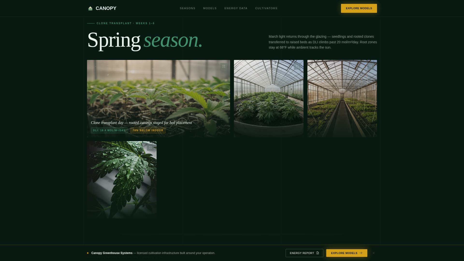 Greenhouse & Indoor Farming Professional Website Template