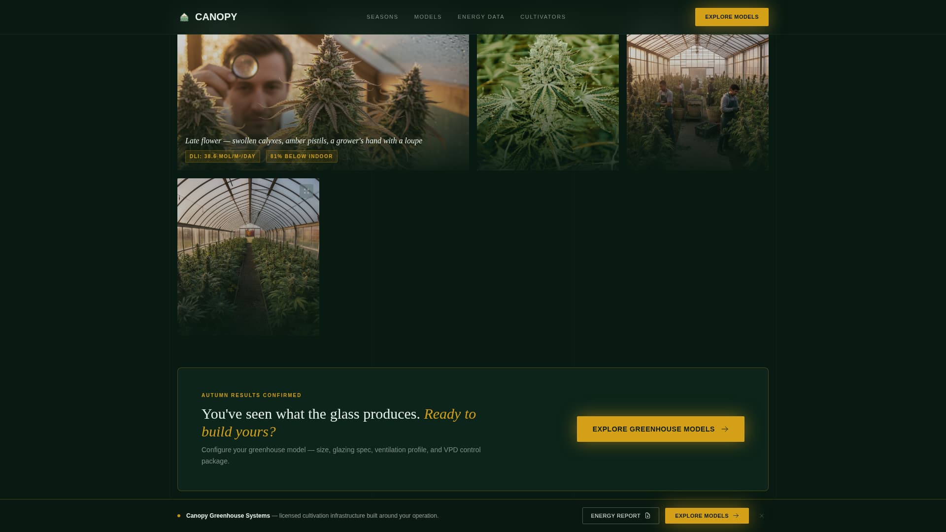 Greenhouse & Indoor Farming Professional Website Template