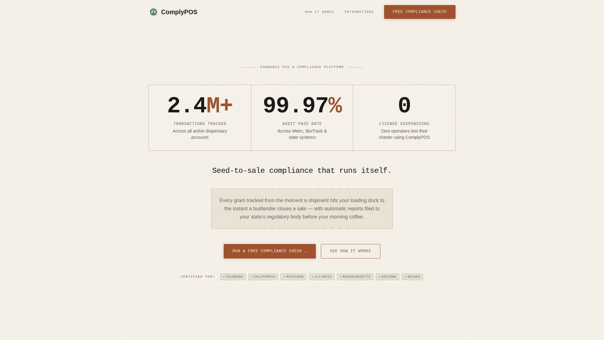 Cannabis Technology & Professional Website Template