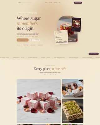 Expert Chocolate & Confectionery Appointment Booking Website Template