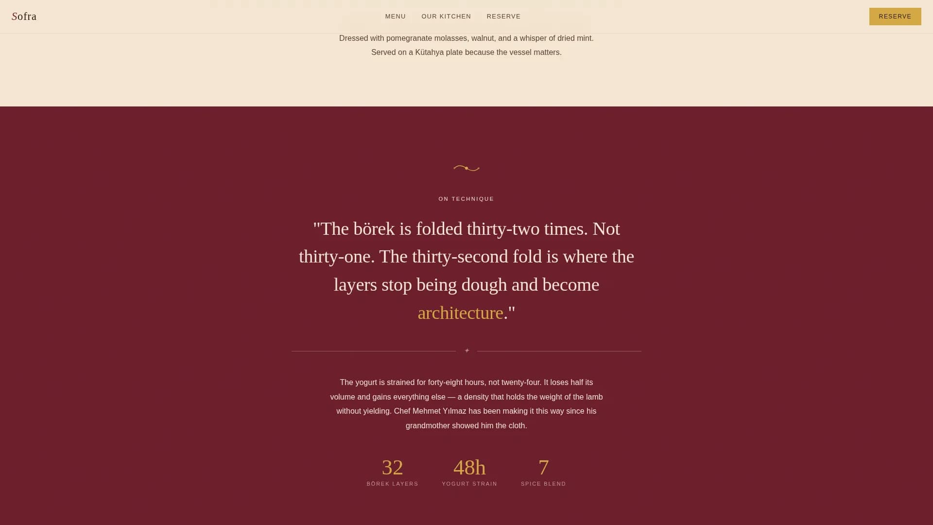 Expert Regional & Ethnic Restaurant Appointment Booking Website Template