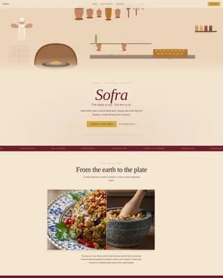 Expert Regional & Ethnic Restaurant Appointment Booking Website Template