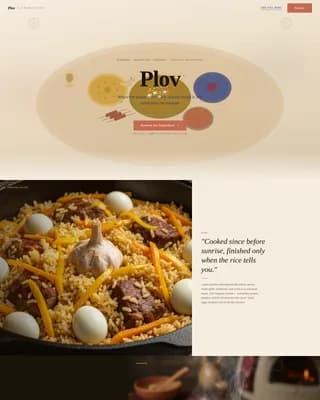 Local Regional & Ethnic Restaurant Appointment Booking Website Template