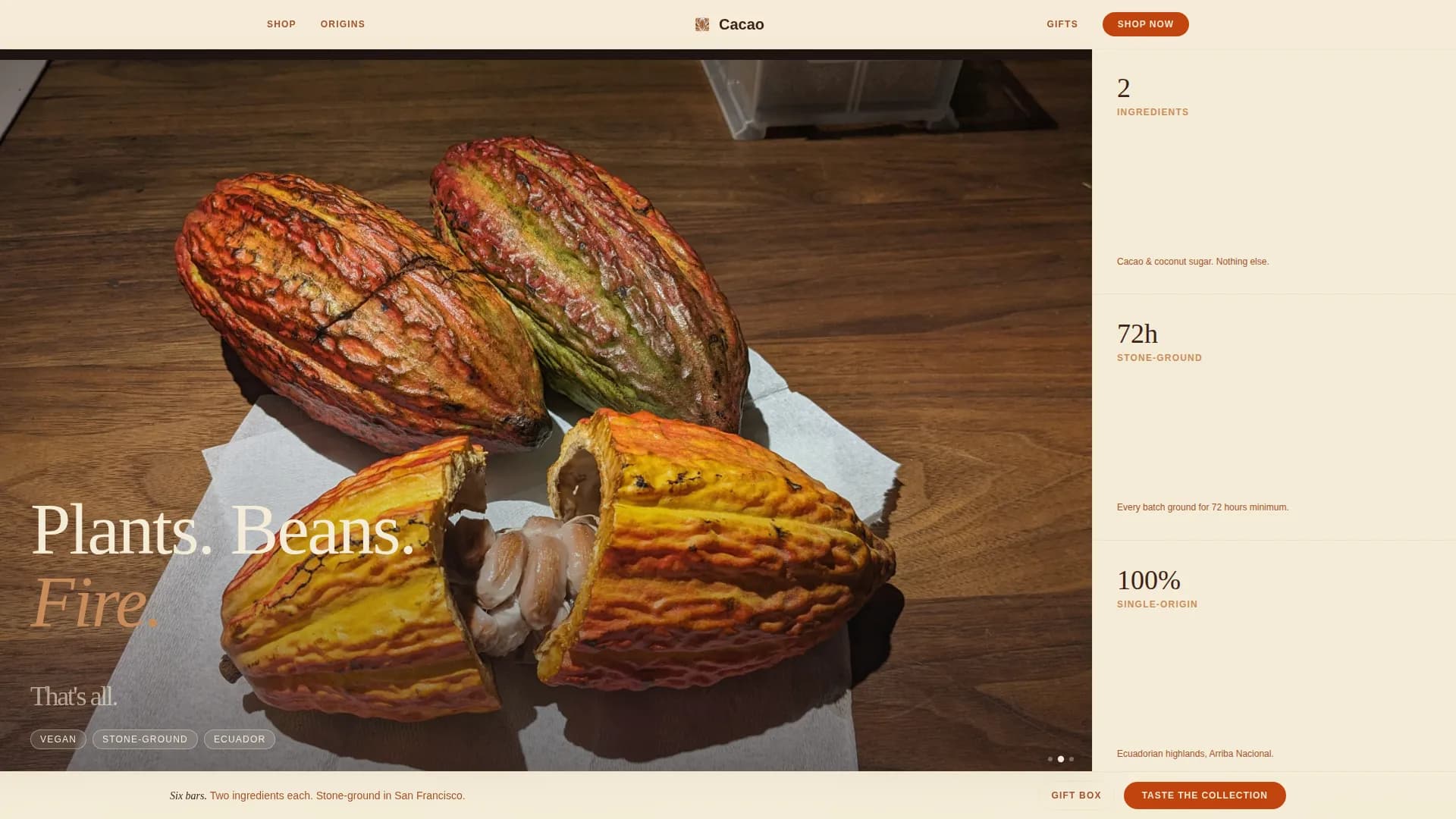 Advanced Chocolate & Confectionery Professional Website Template