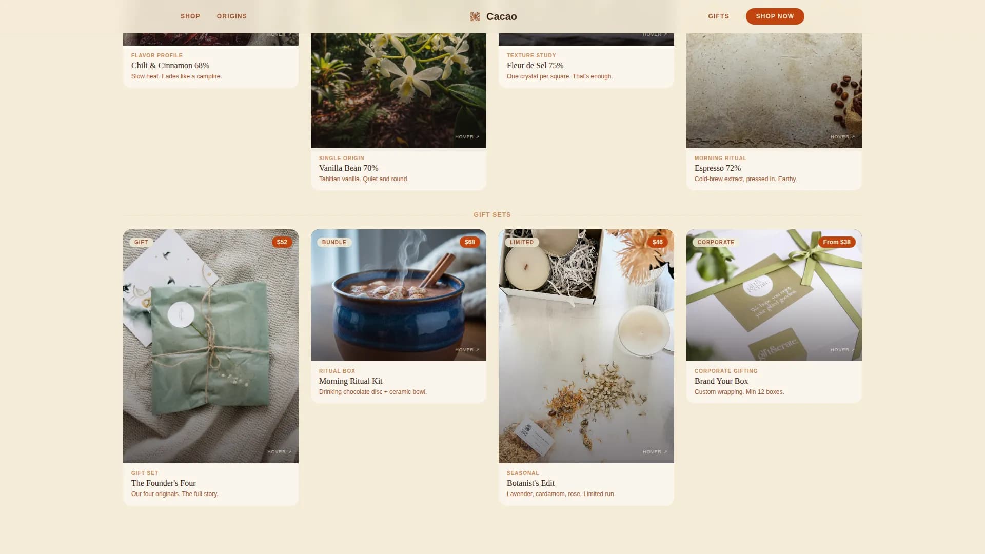 Advanced Chocolate & Confectionery Professional Website Template