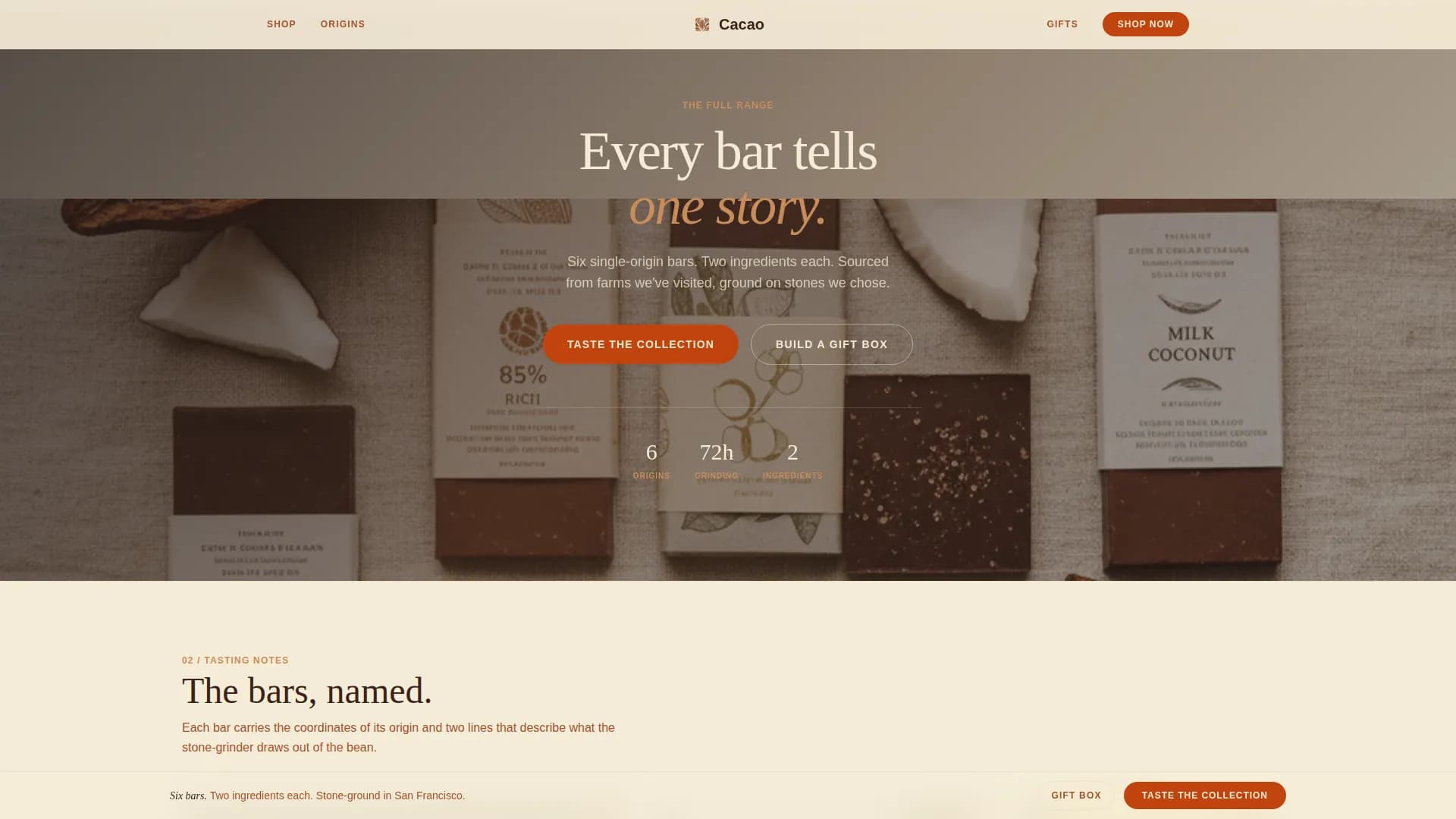Advanced Chocolate & Confectionery Professional Website Template