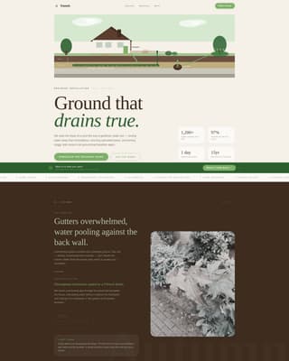 Soil & Water Conservation Booking Website Template