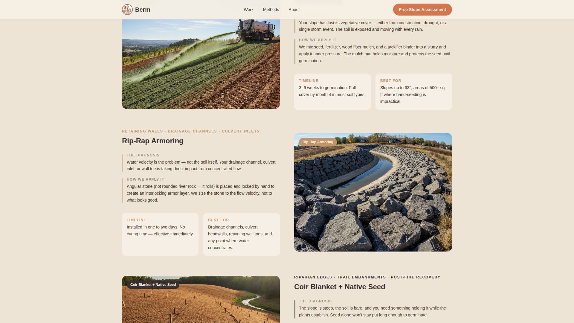 Soil & Water Conservation Advanced Professional Website Template