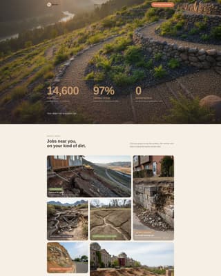 Soil & Water Conservation Advanced Professional Website Template