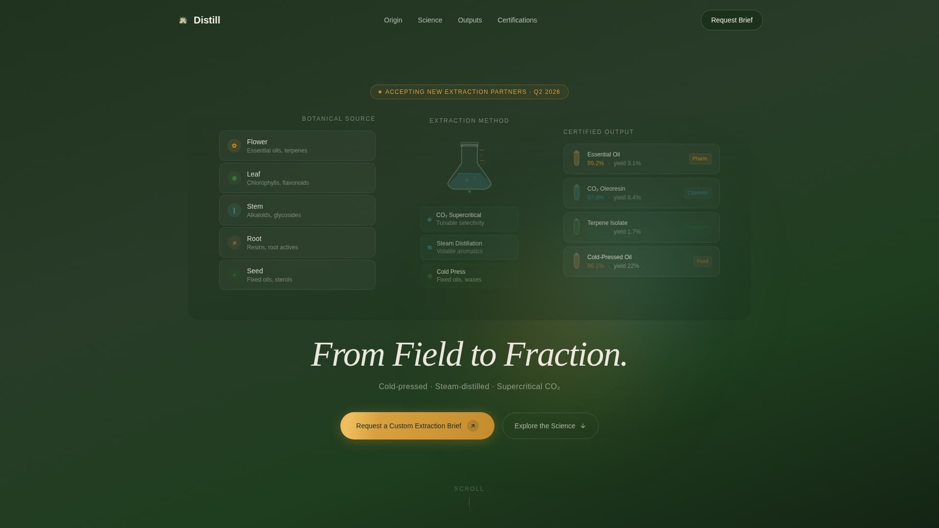 Cannabis Cultivation & Production Specialist Professional Website Template