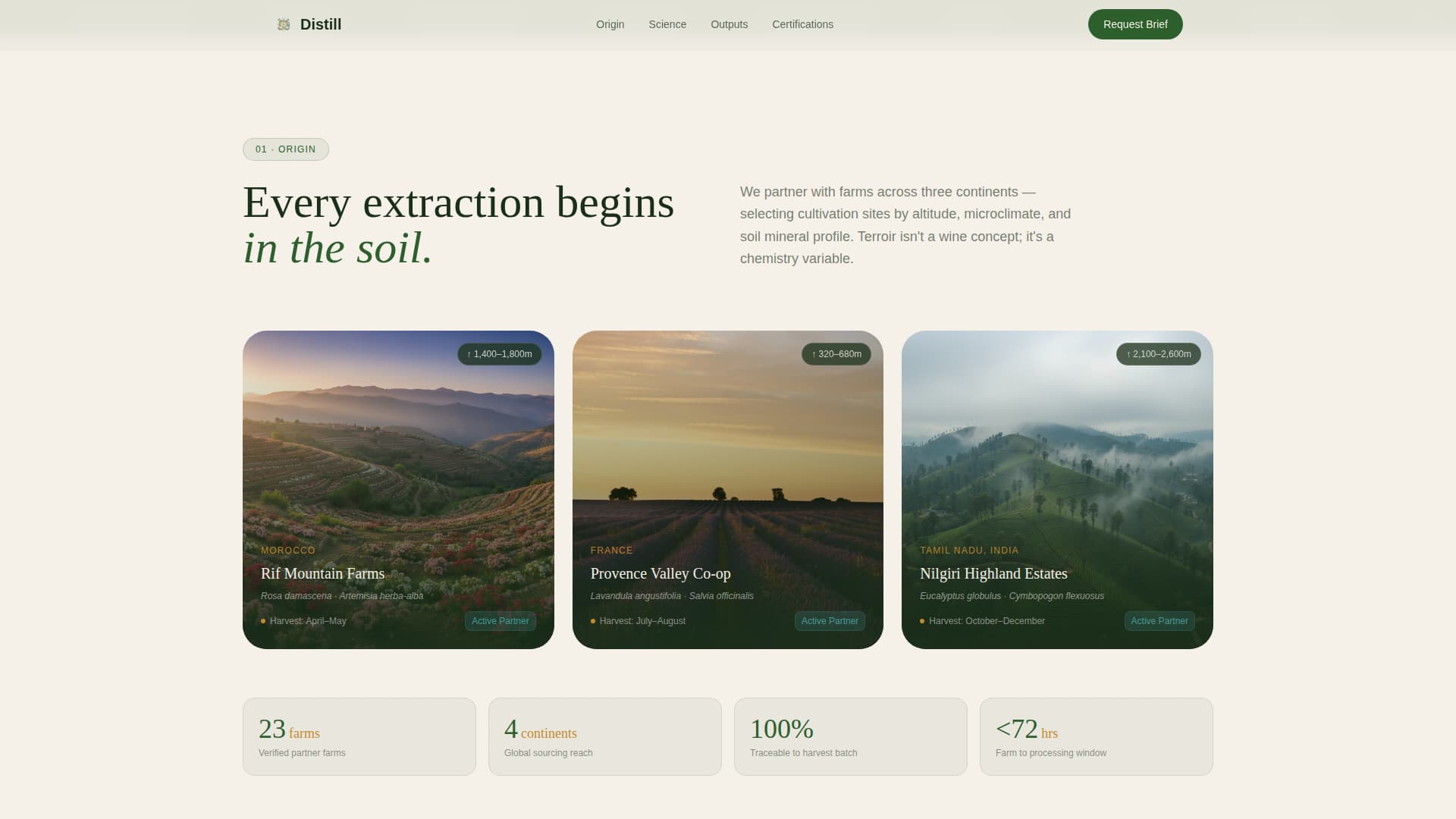 Cannabis Cultivation & Production Specialist Professional Website Template