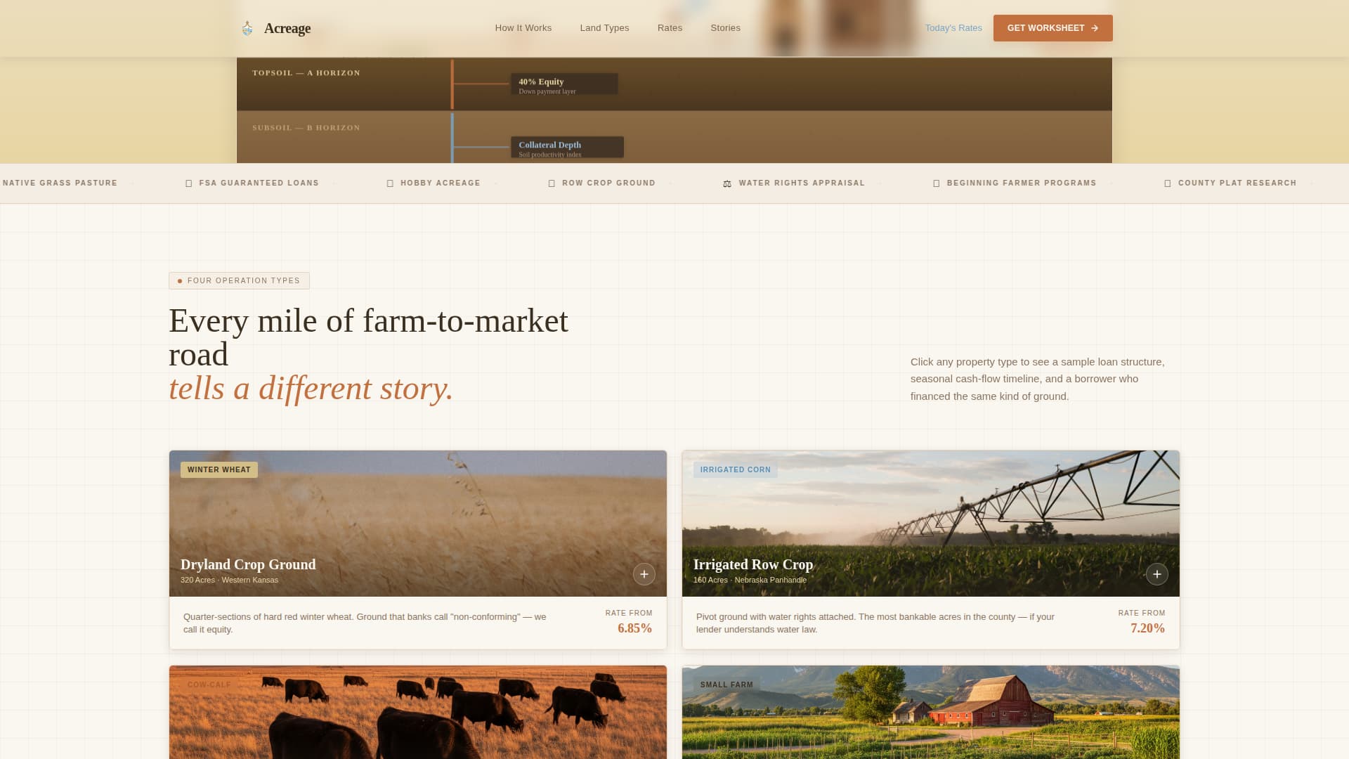 Agricultural Insurance & Finance Professional Website Template