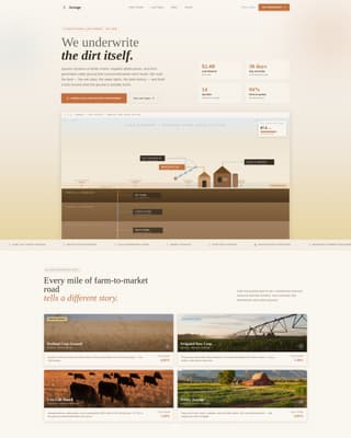 Agricultural Insurance & Finance Professional Website Template
