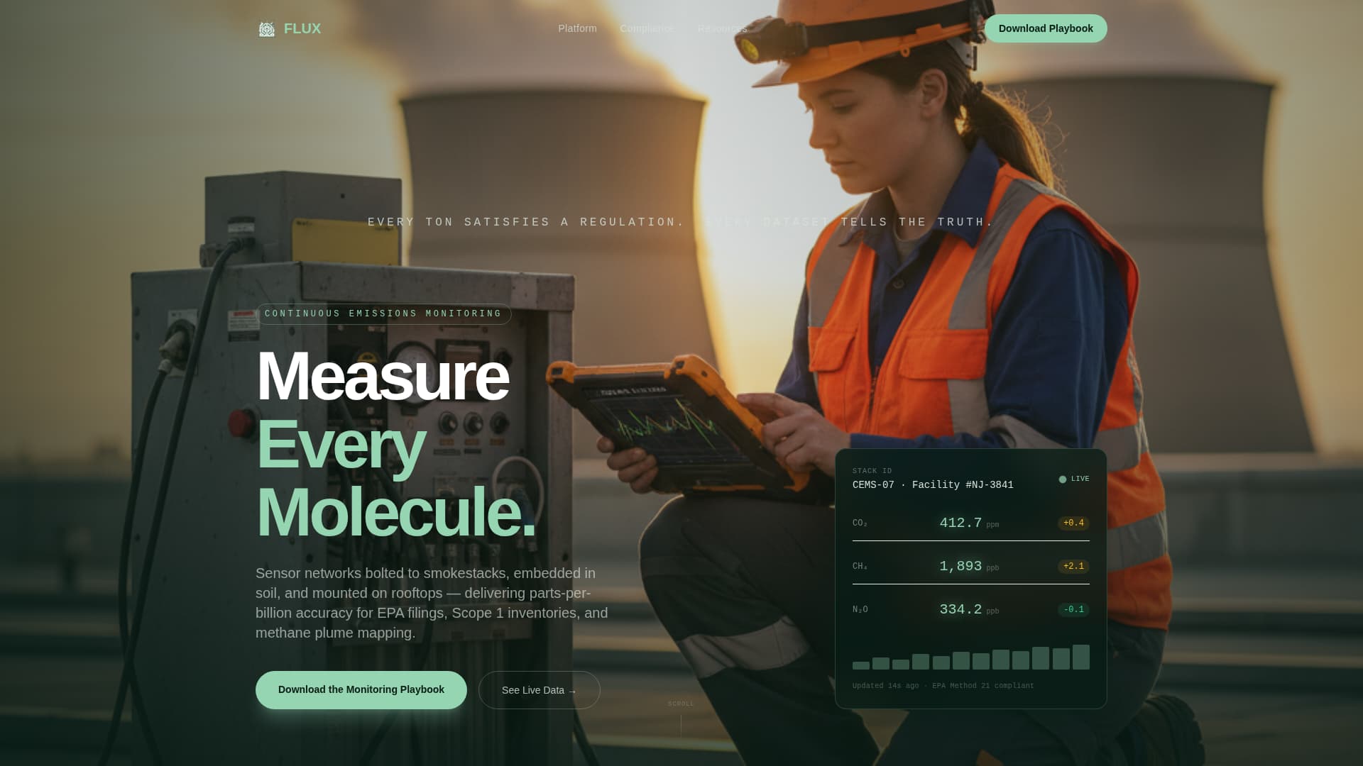 Specialist Climate & Environmental Monitoring Privacy Policy & Terms Website Template