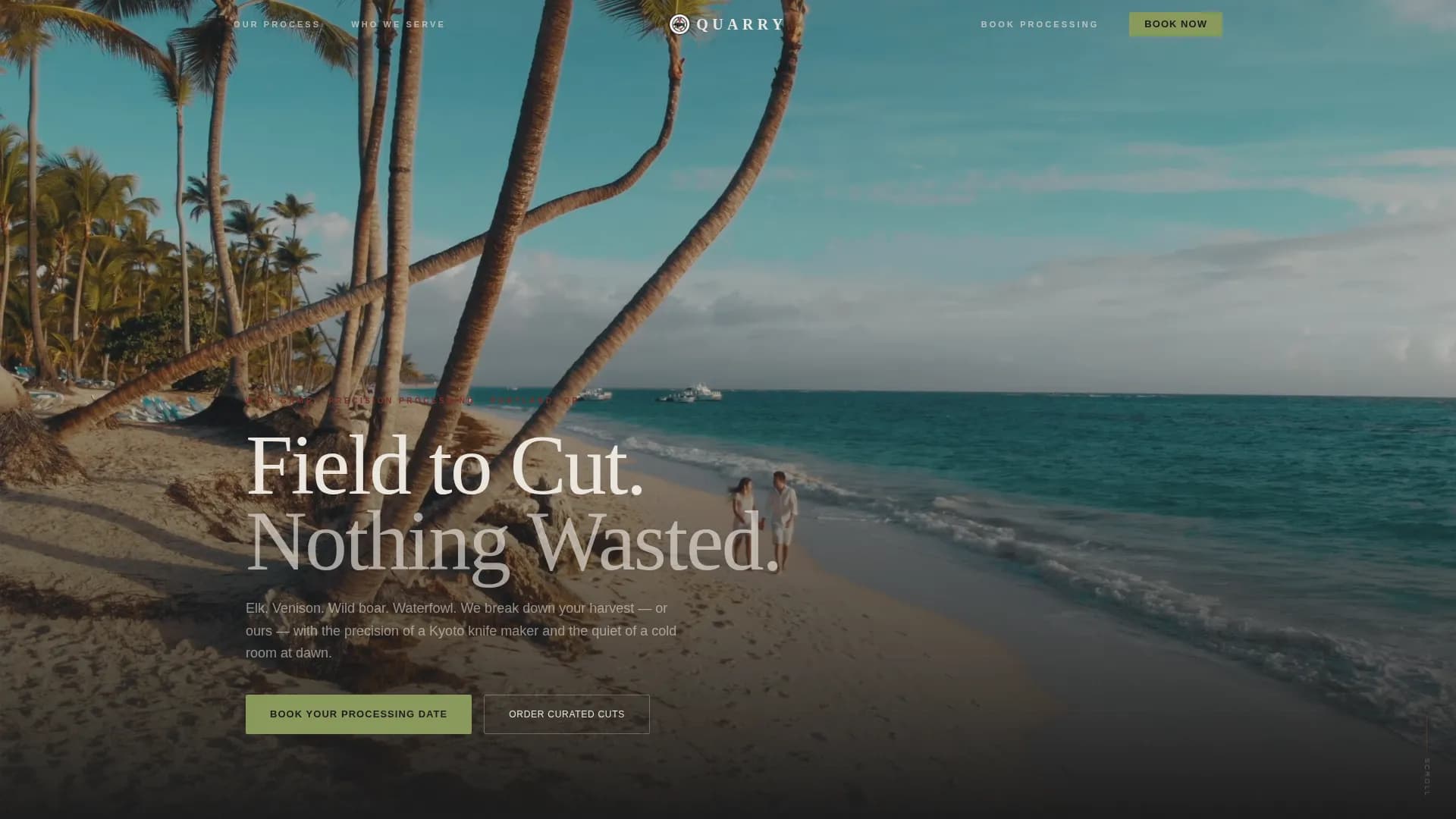 Advanced Meat & Seafood Appointment Booking Website Template