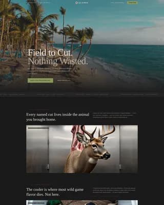 Advanced Meat & Seafood Appointment Booking Website Template