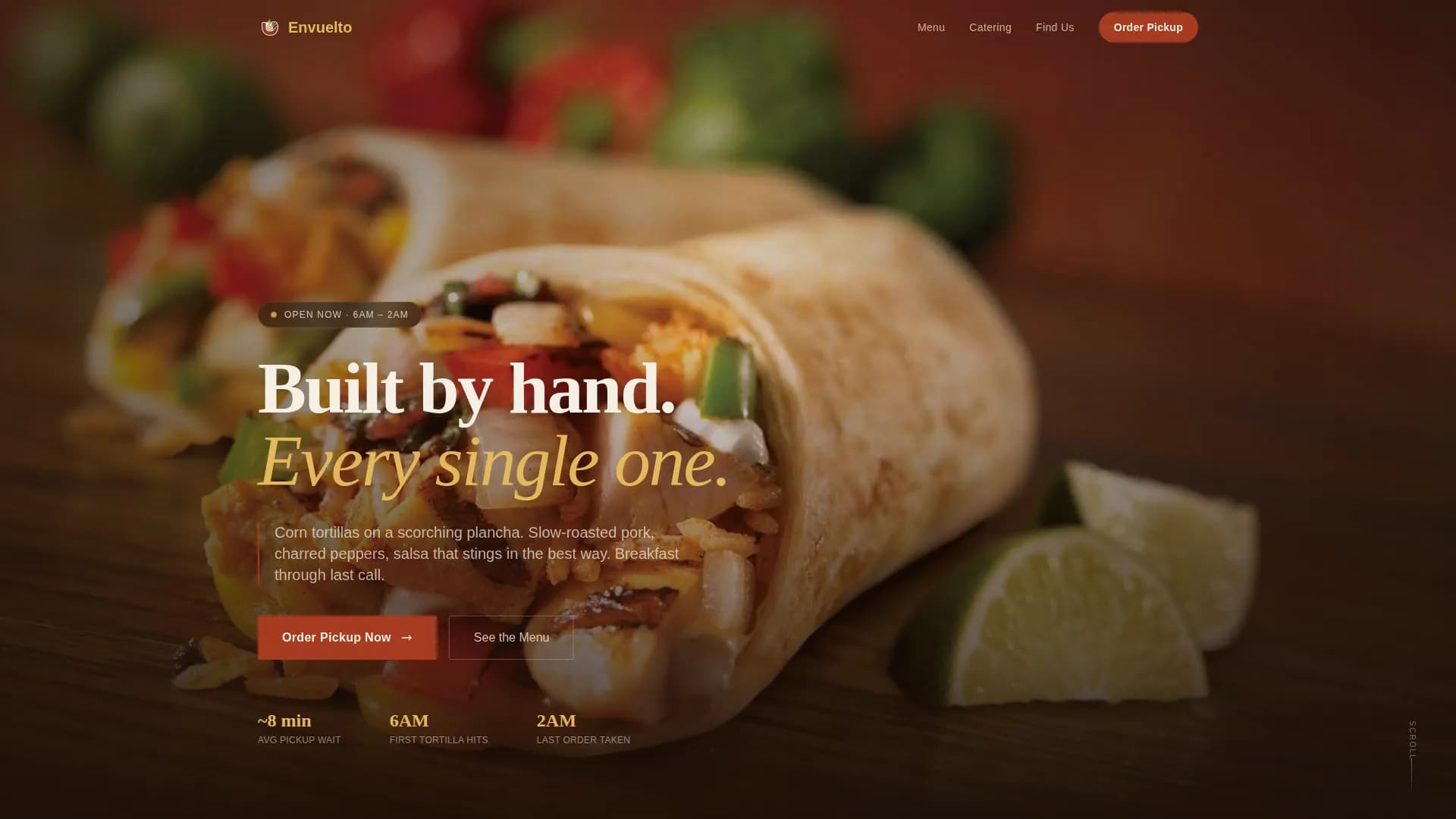 Regional & Specialty Restaurant Professional Website Template