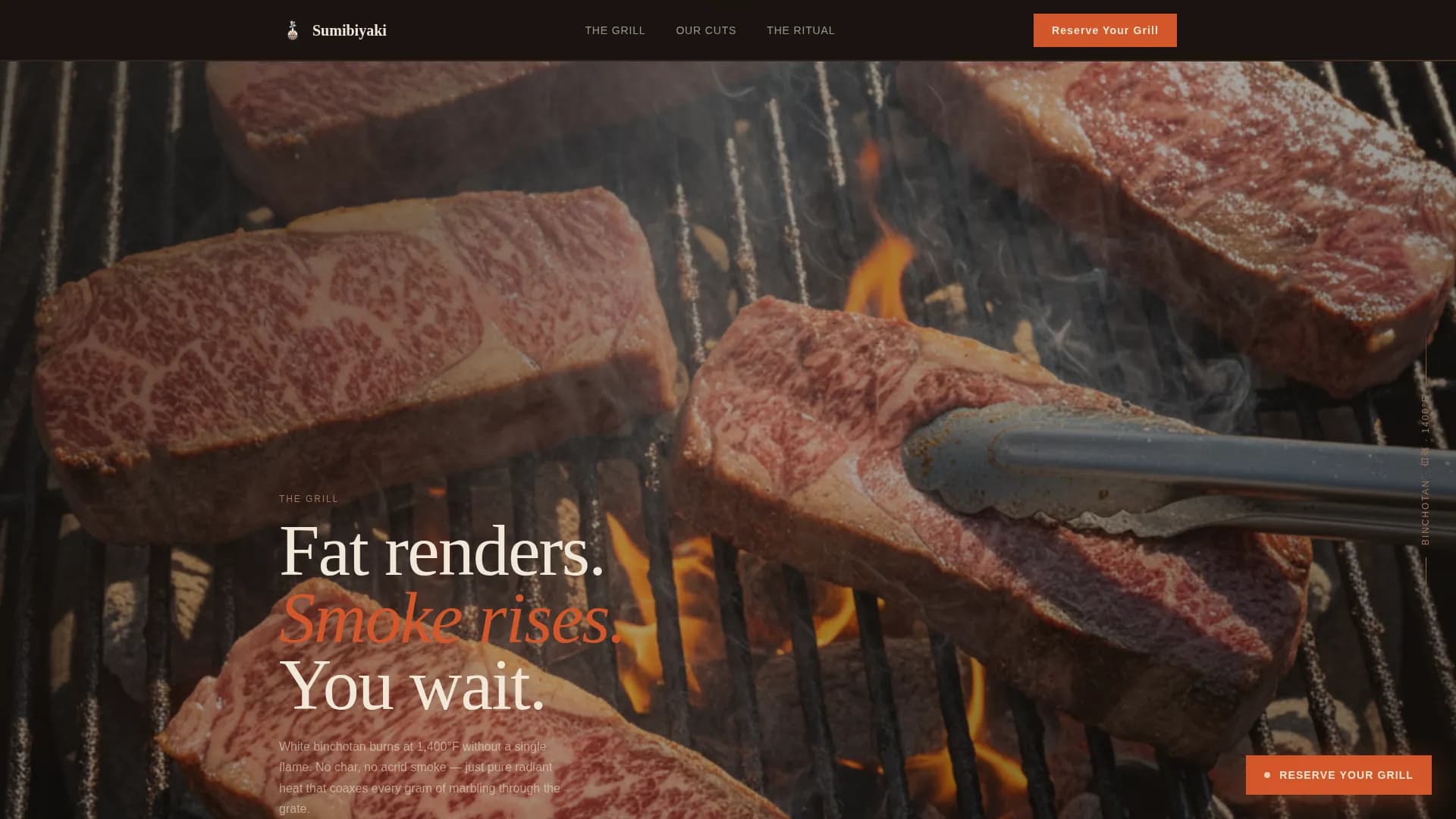 Regional & Specialty Restaurant Appointment Booking Website Template