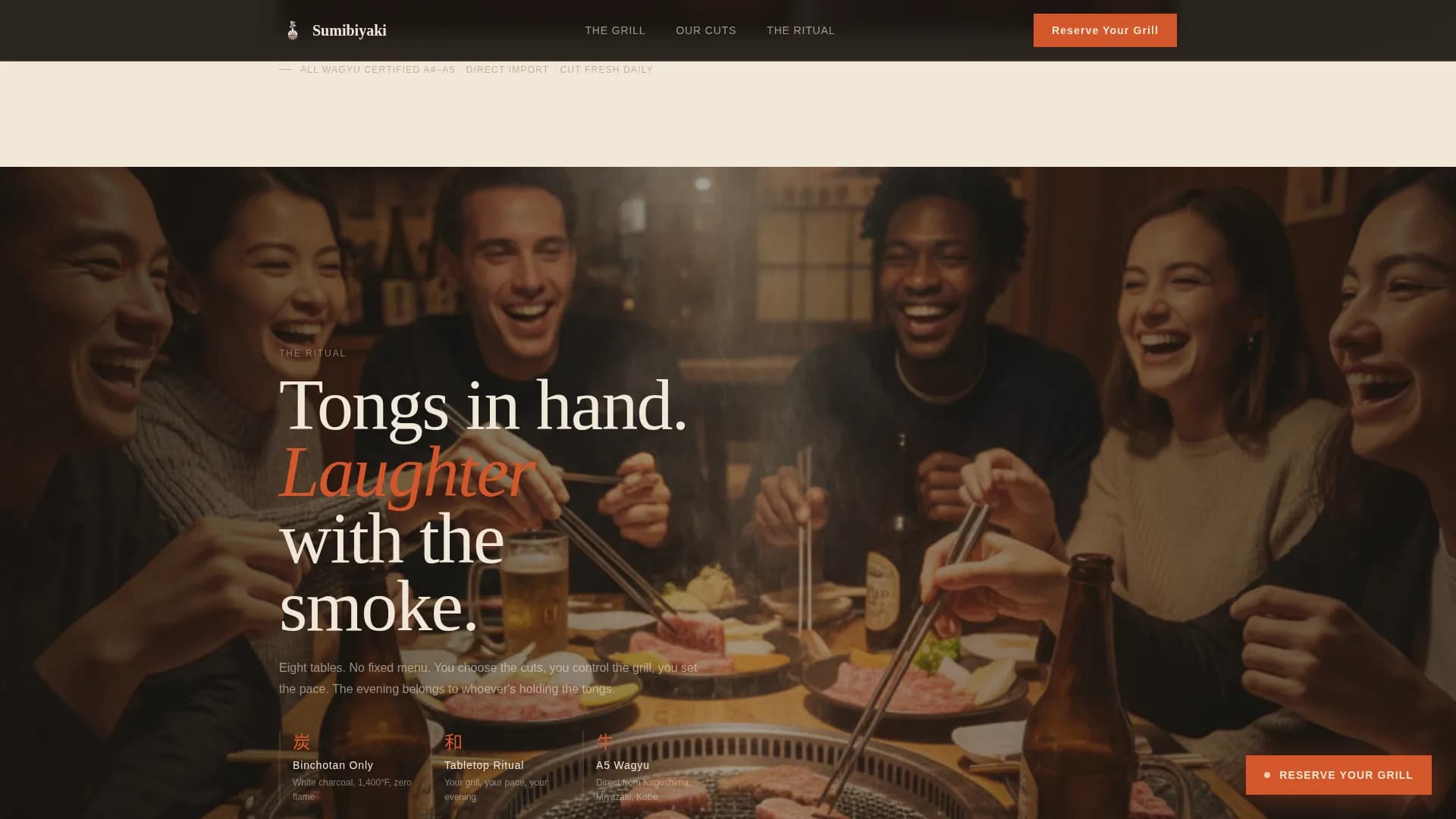 Regional & Specialty Restaurant Appointment Booking Website Template