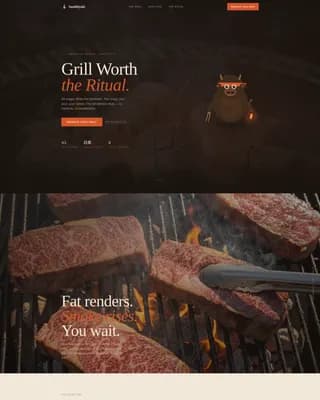 Regional & Specialty Restaurant Appointment Booking Website Template