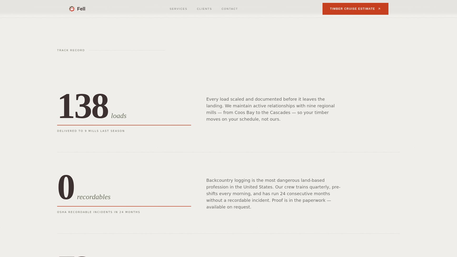 Forestry & Timber Reviews & Social Proof Website Template