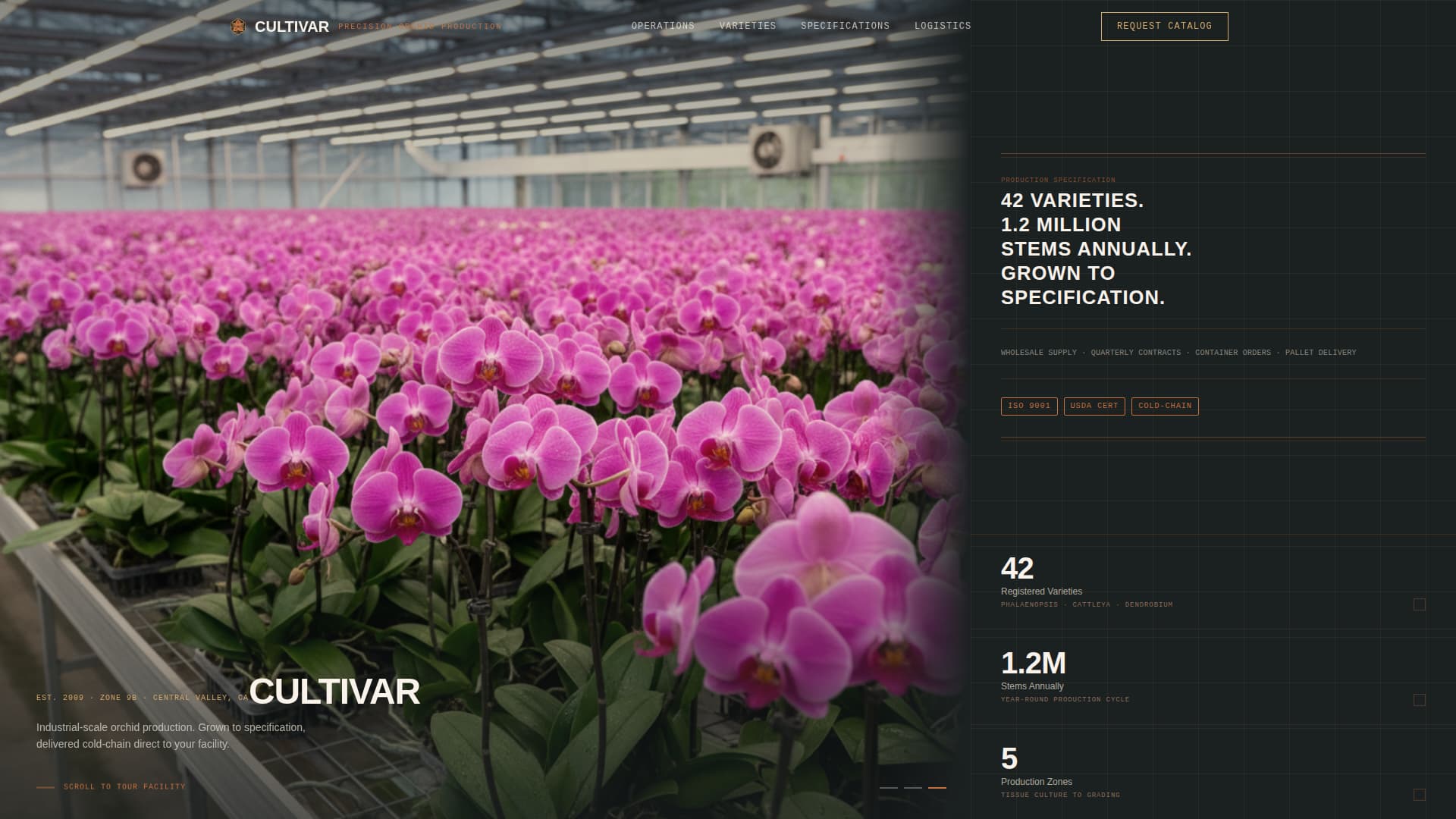 Specialty Farming Specialist Professional Website Template